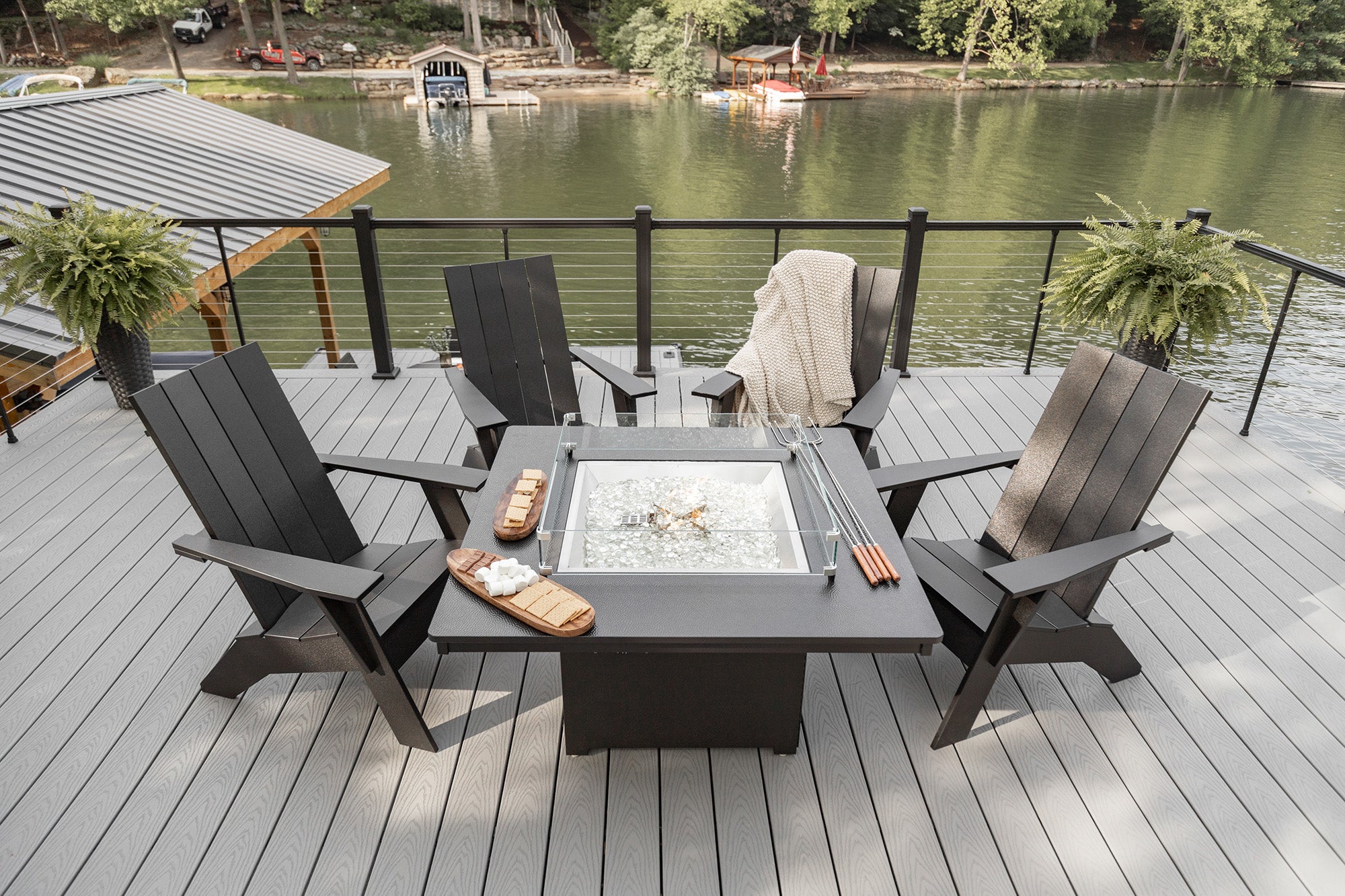 Numa Square Fire Pit Table