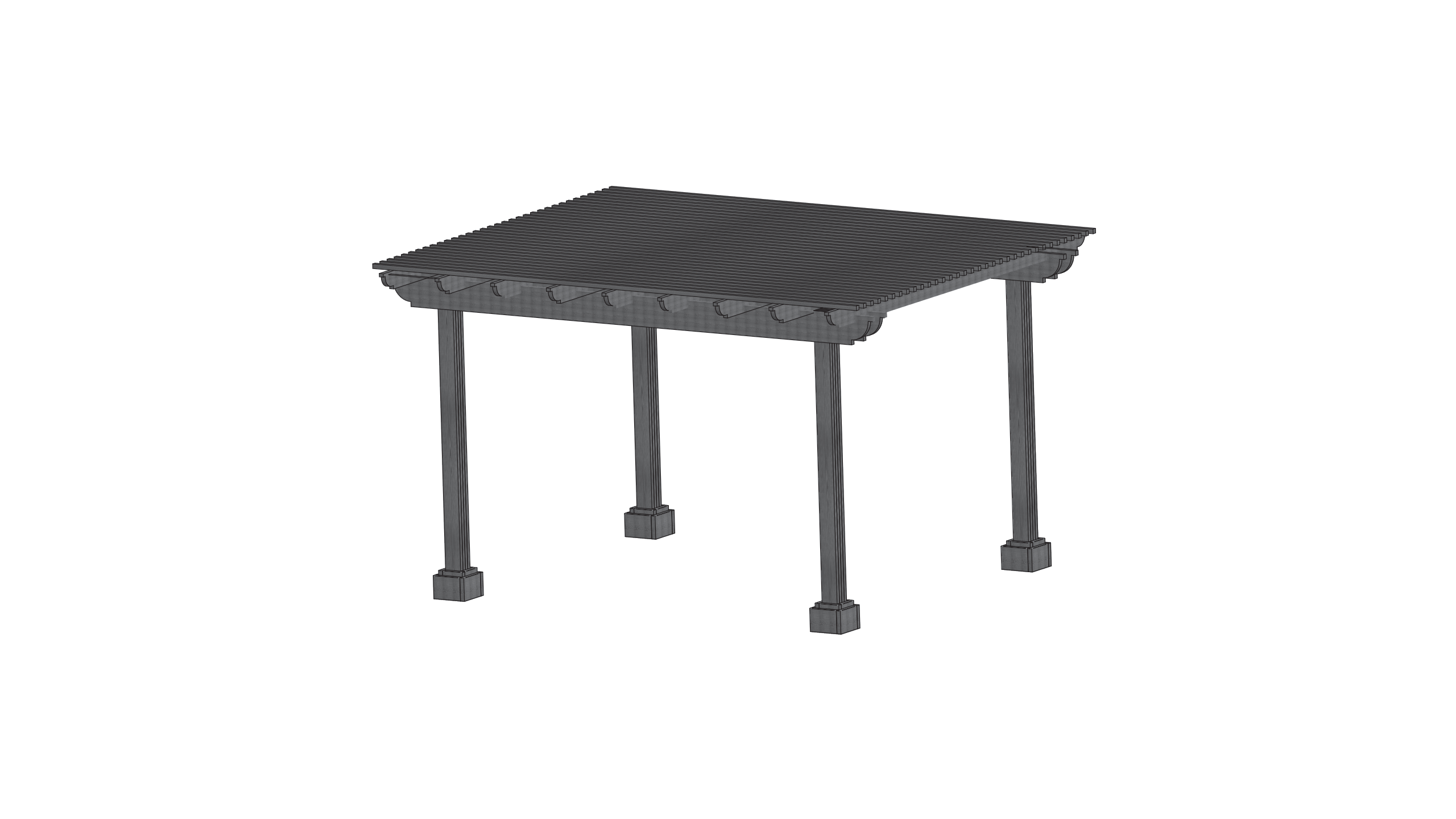 Outback Wood Pergola