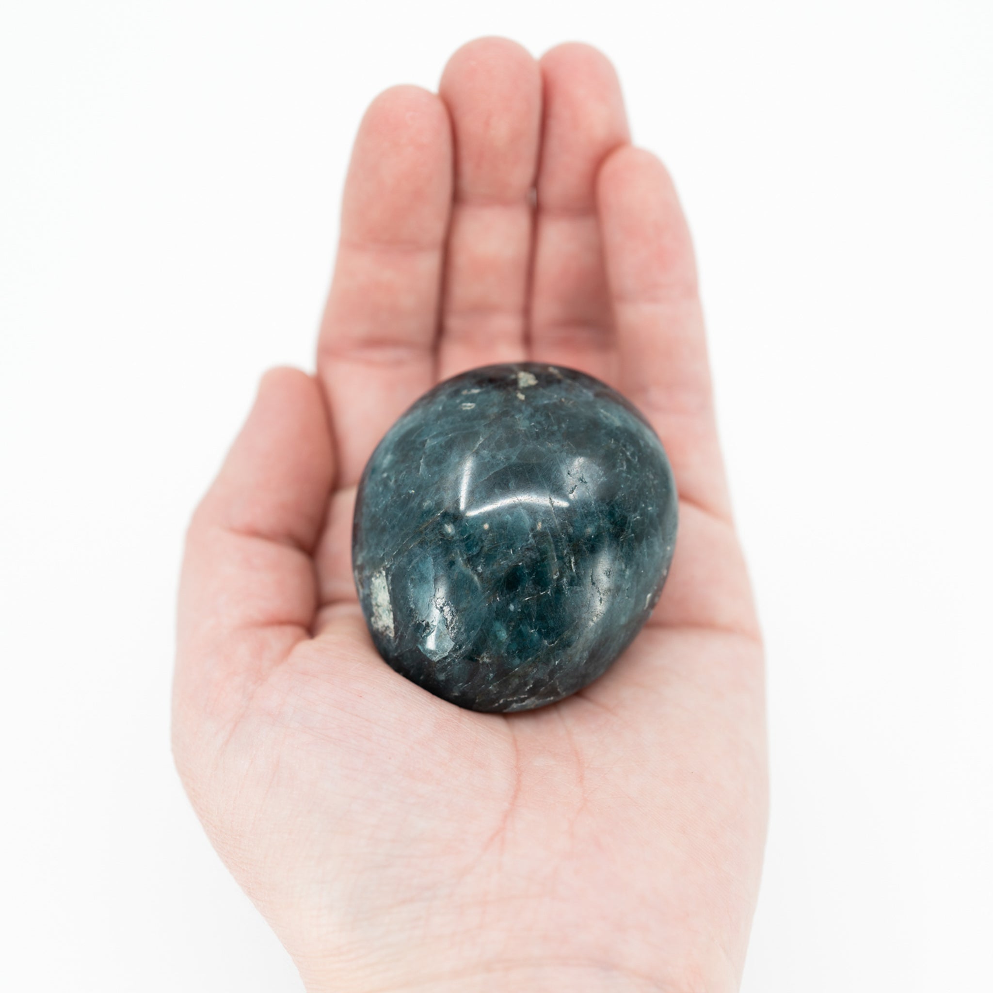 Blue Apatite Palm Stone