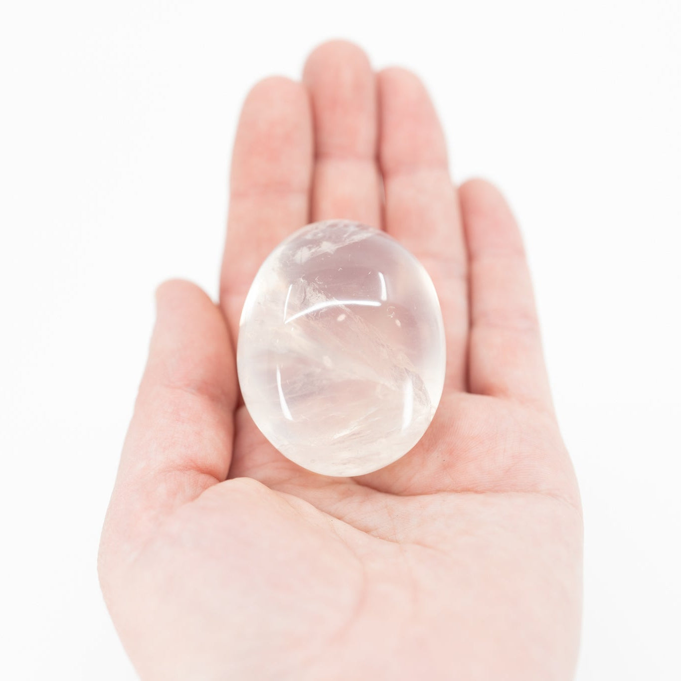 Girasol Quartz Palm Stone