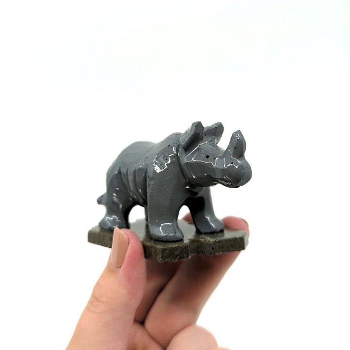 2'' Marble Rhino