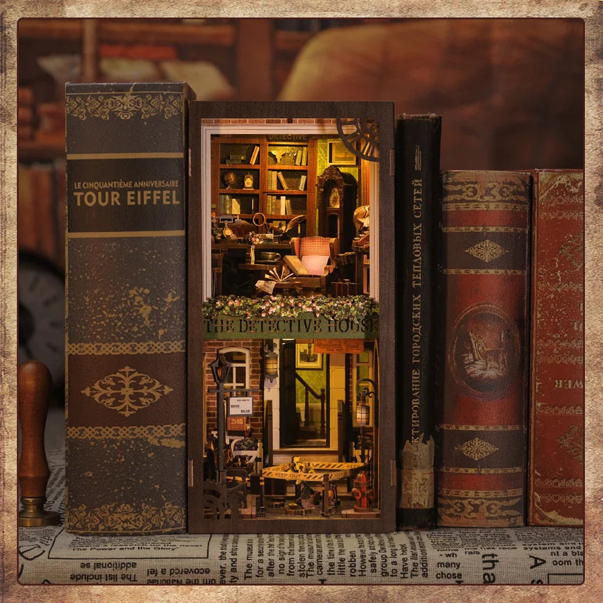 DIY Miniature House Book Nook Kit