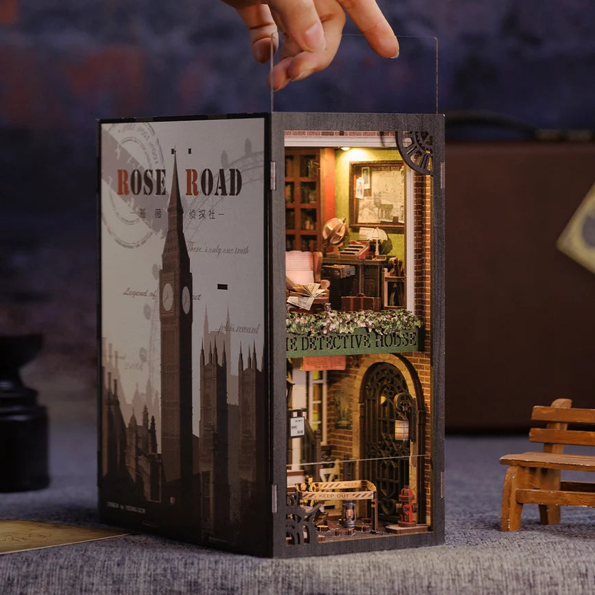 DIY Miniature House Book Nook Kit