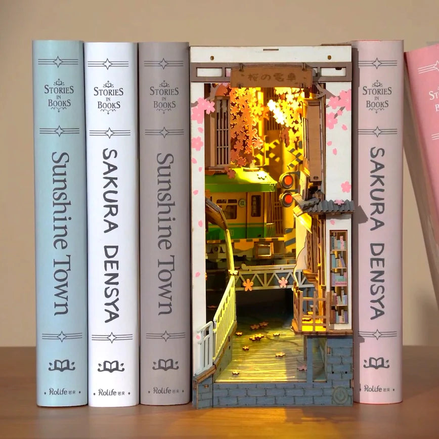 DIY Miniature House Book Nook Kit