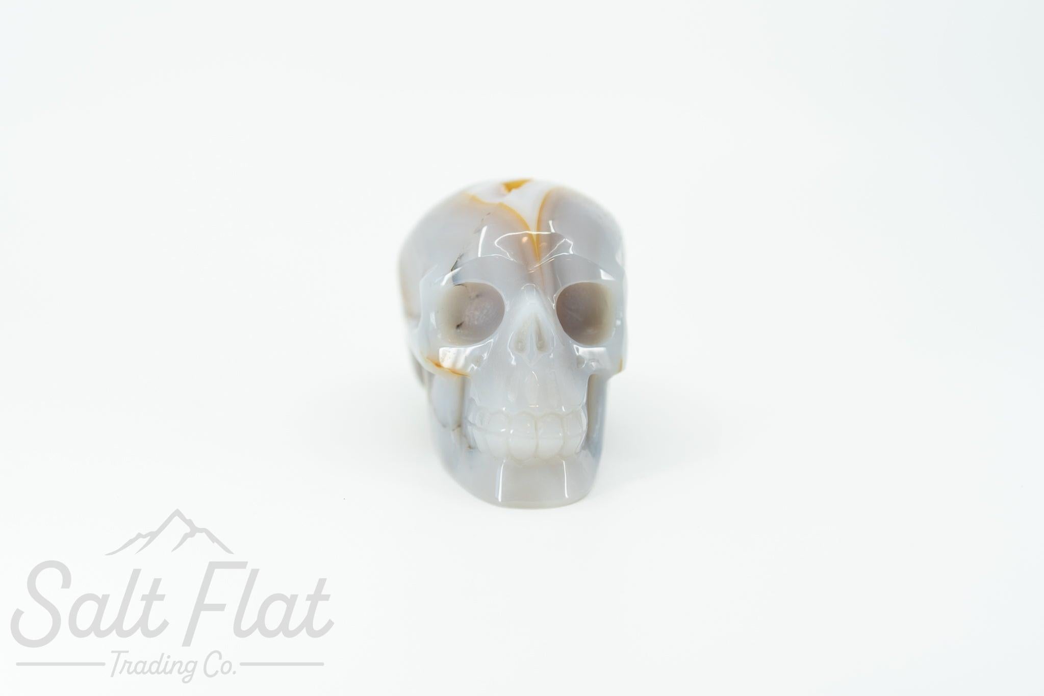 Calavera de cristal de 4" con caja