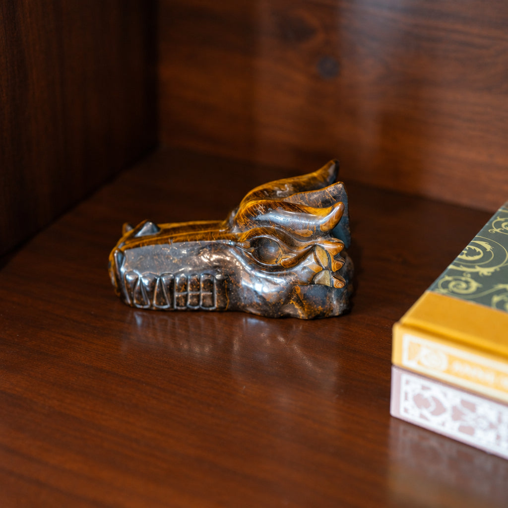 Crystal Dragon Skull
