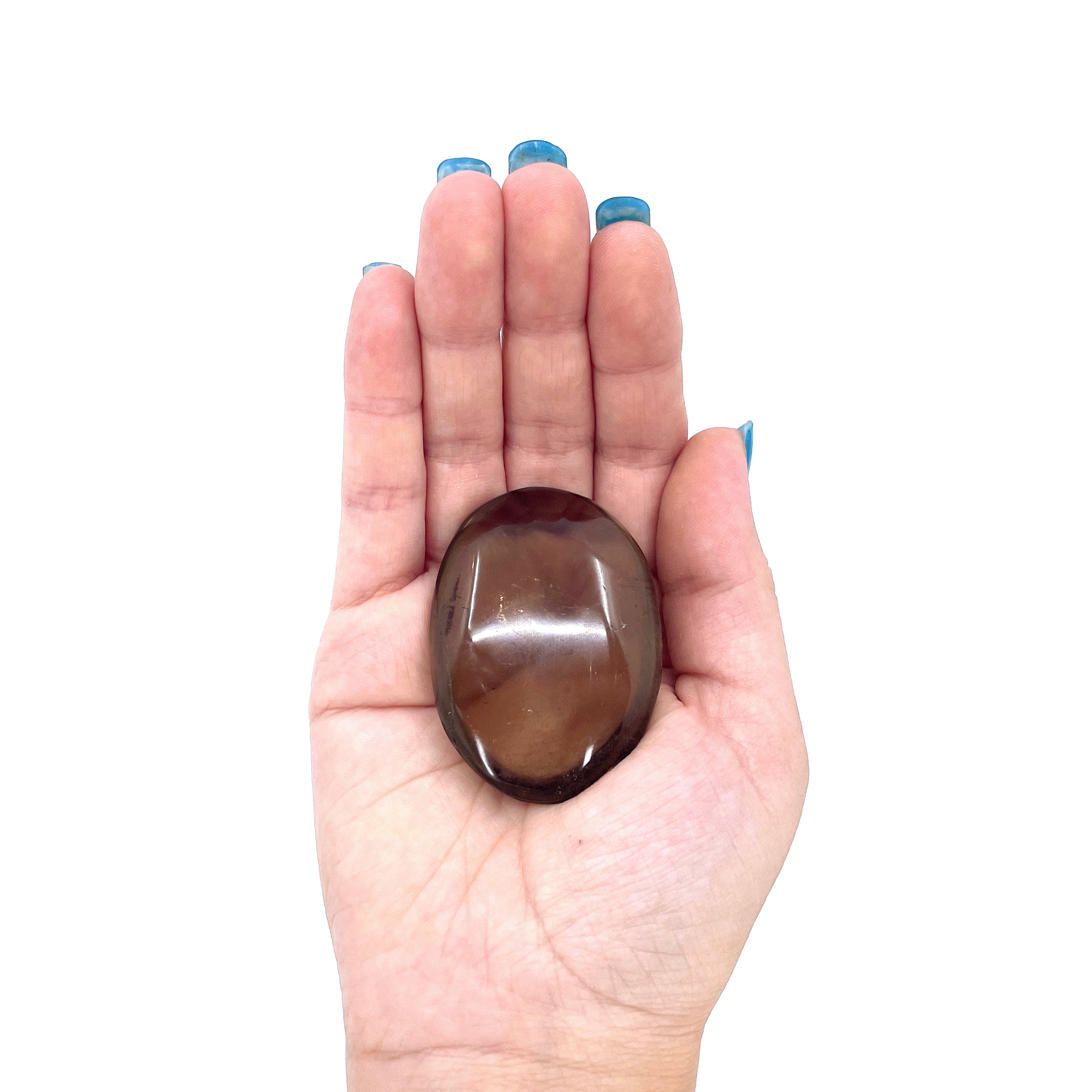 Smoky Quartz Palm Stone