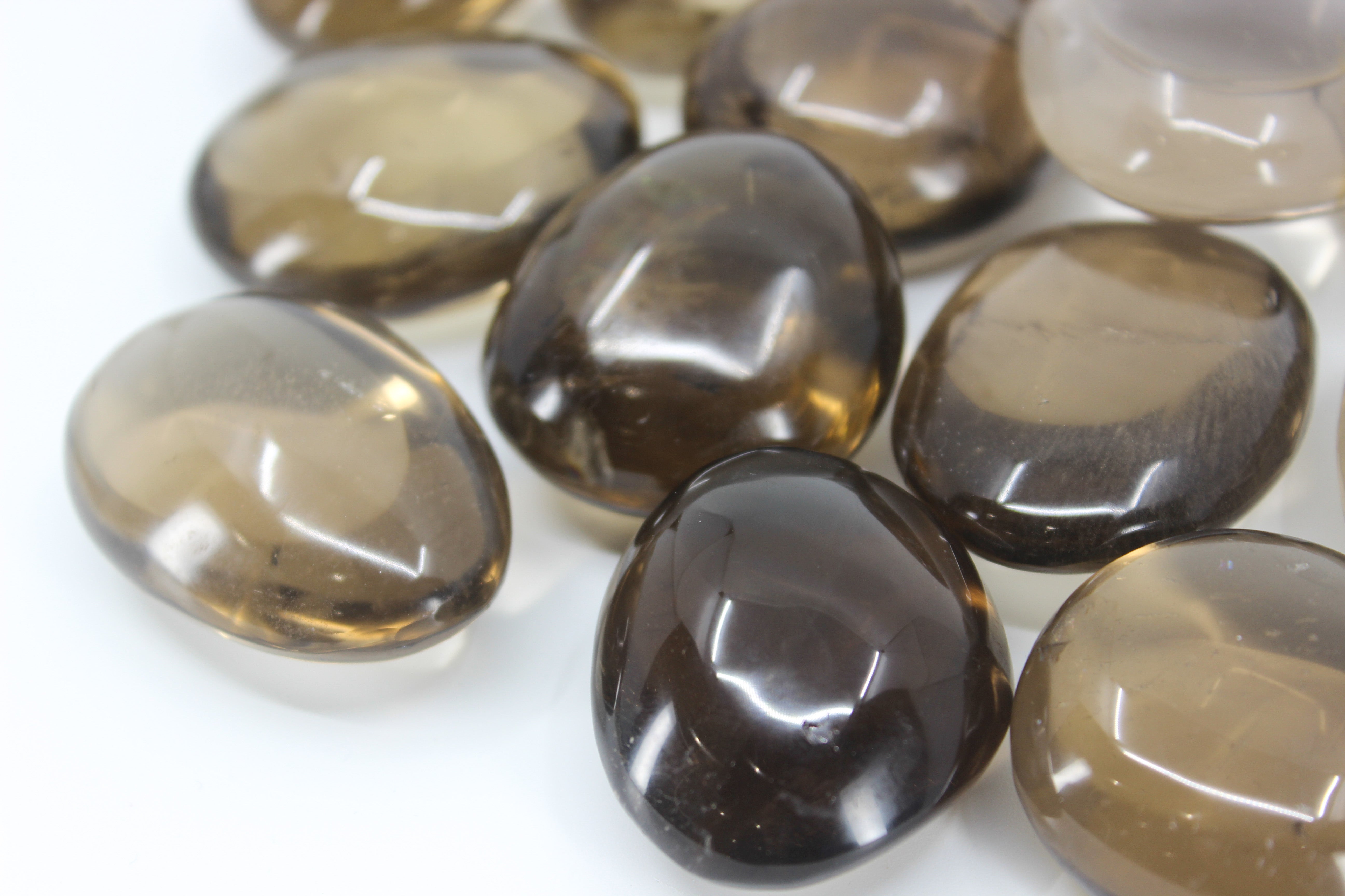 Smoky Quartz Palm Stone