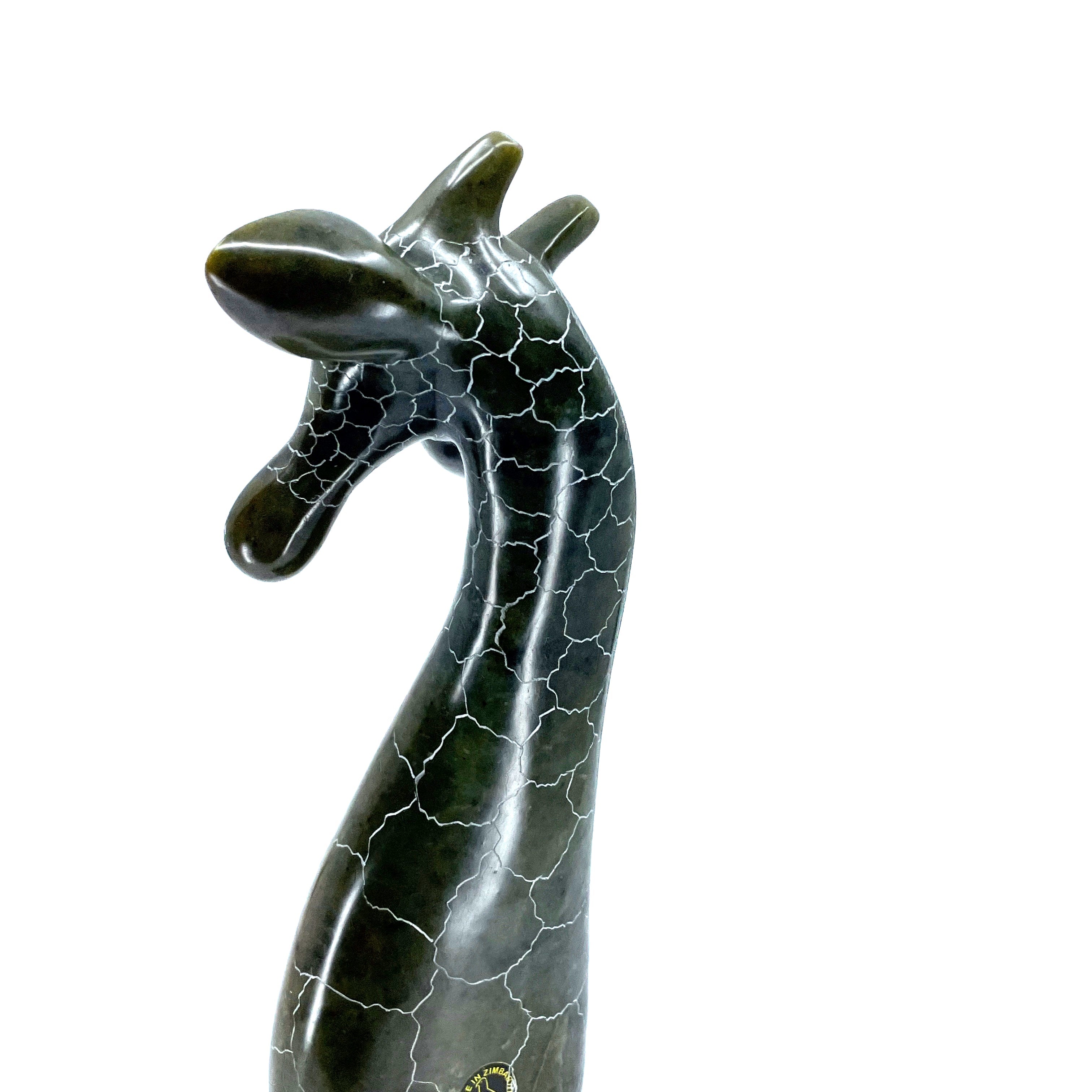 Stone Giraffe Sculpture