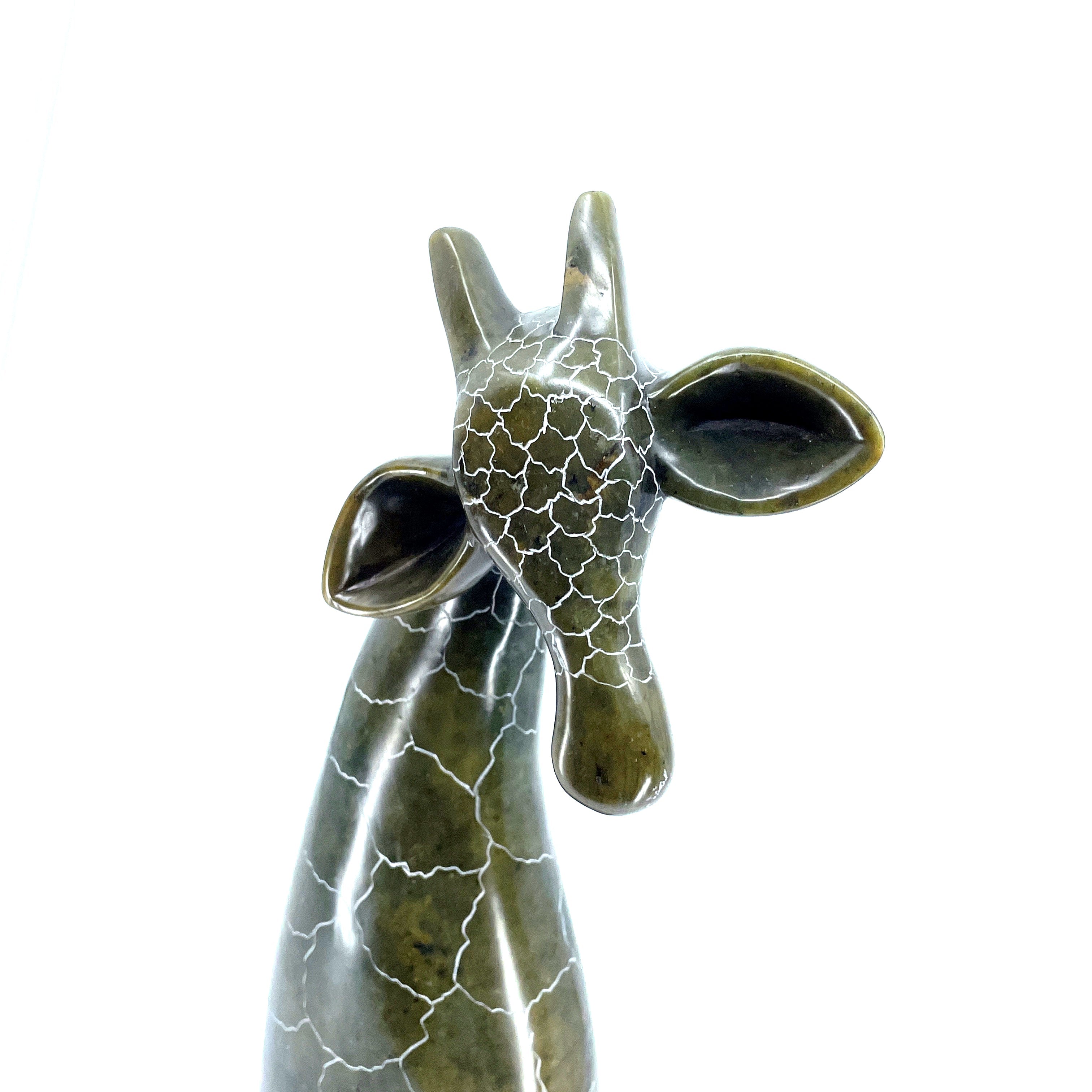 Stone Giraffe Sculpture