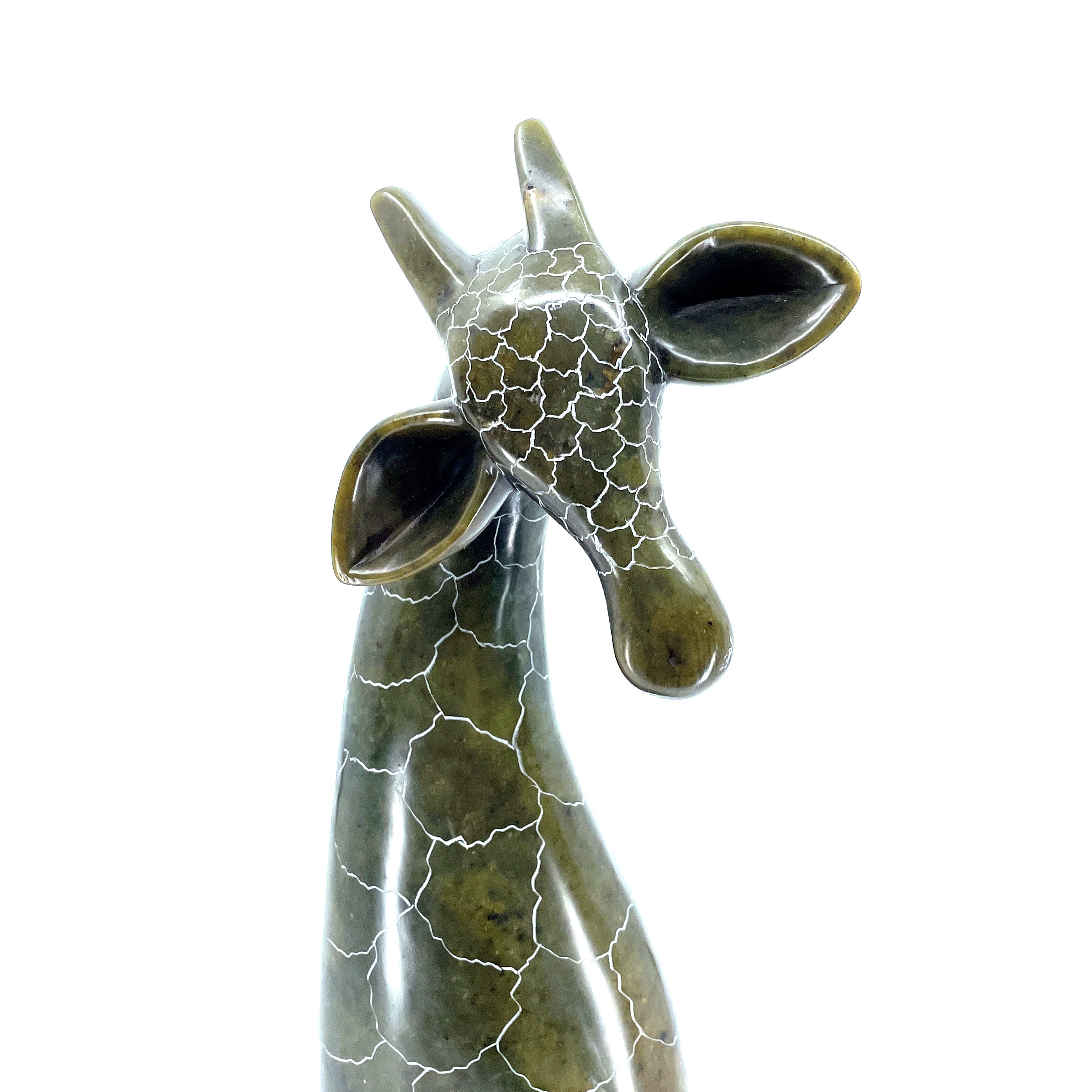 Stone Giraffe Sculpture