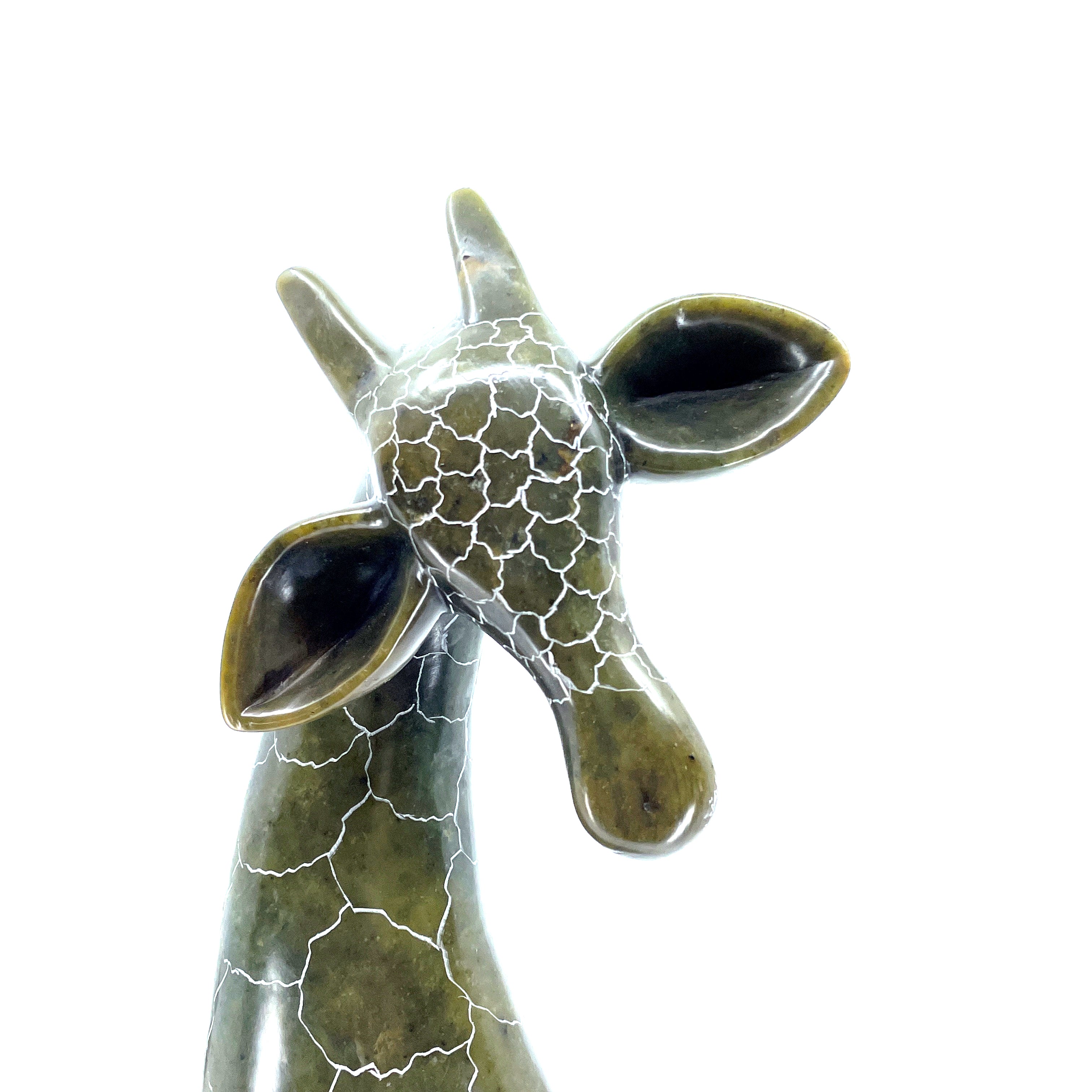 Stone Giraffe Sculpture