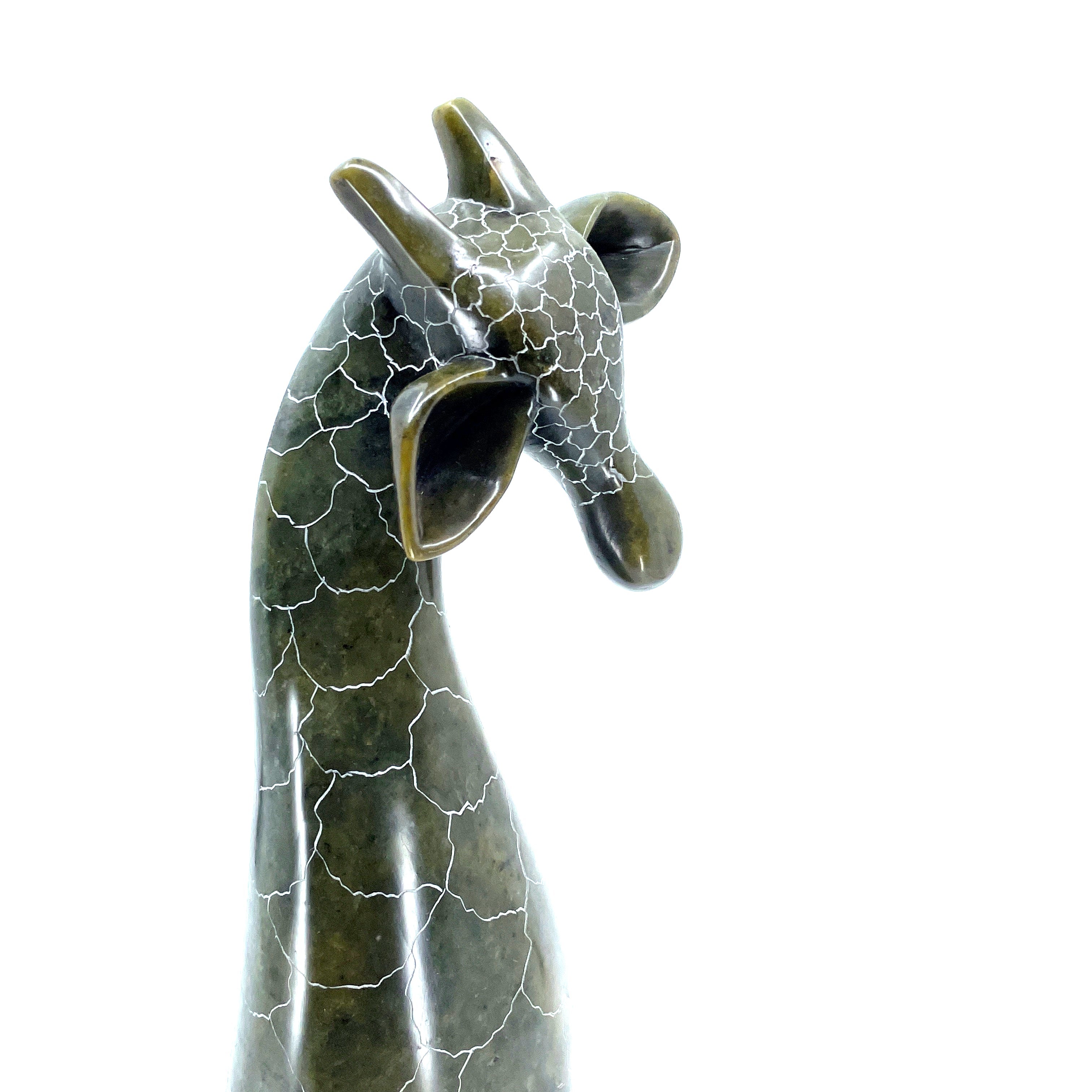 Stone Giraffe Sculpture