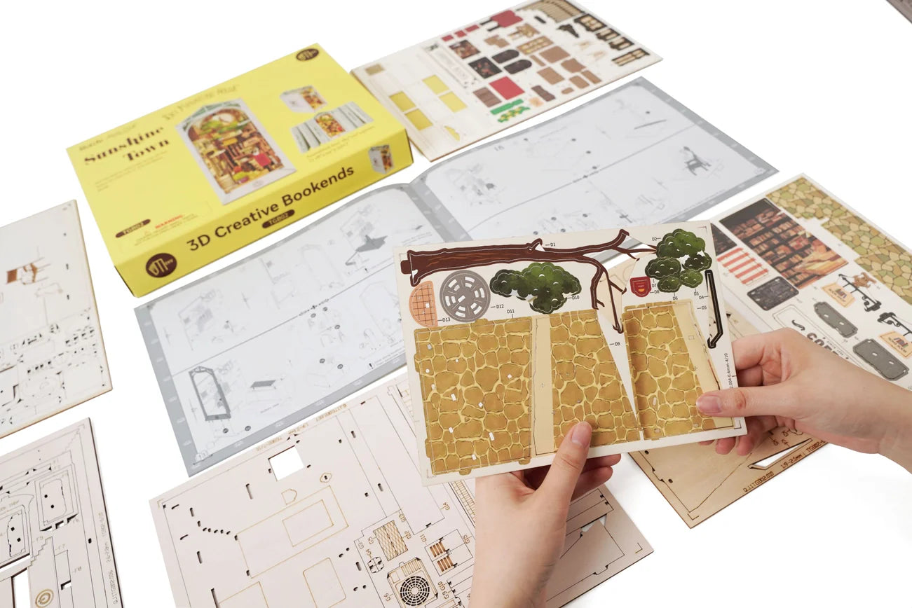 DIY Miniature House Book Nook Kit