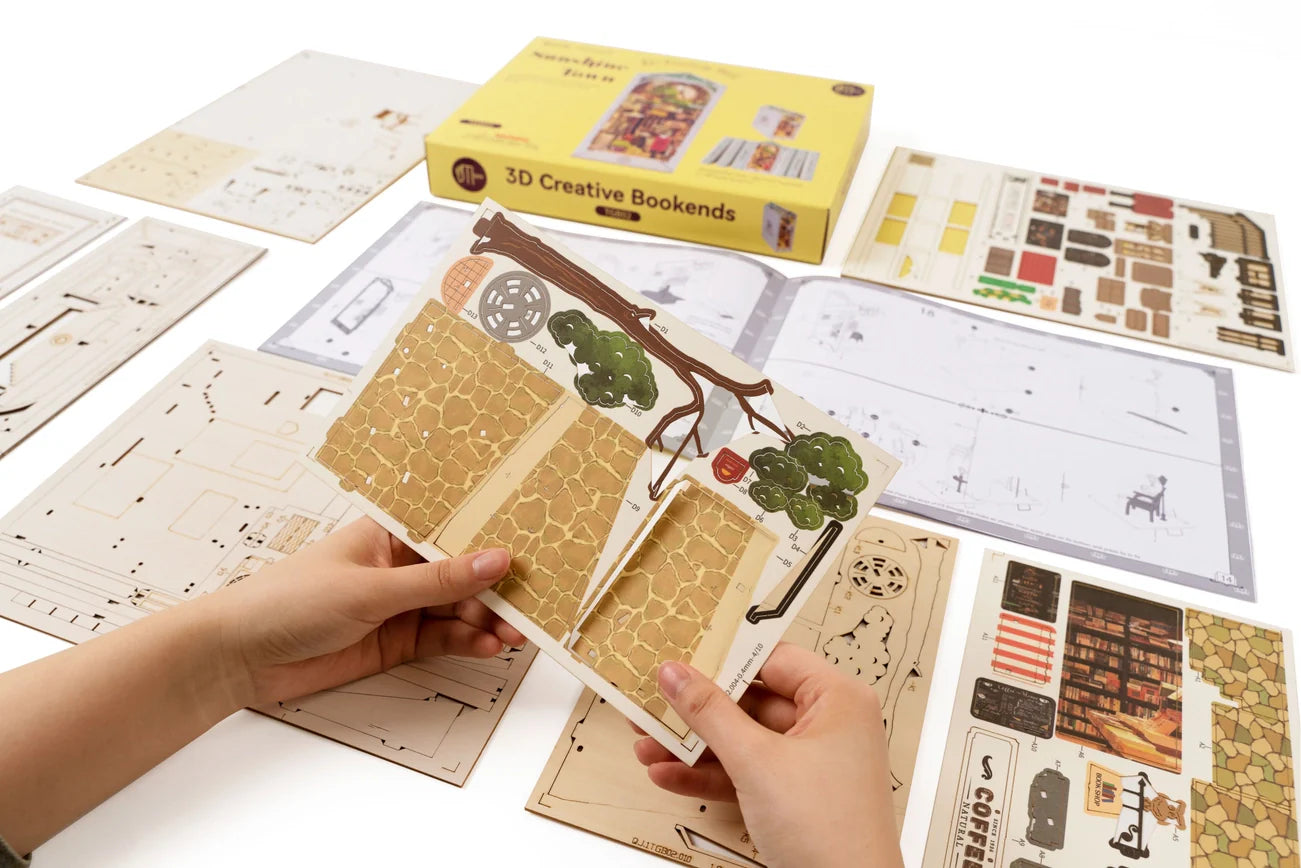 DIY Miniature House Book Nook Kit