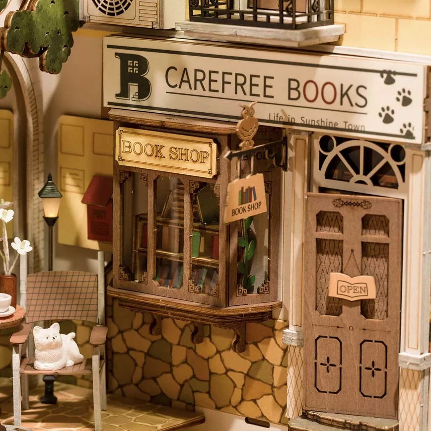 DIY Miniature House Book Nook Kit