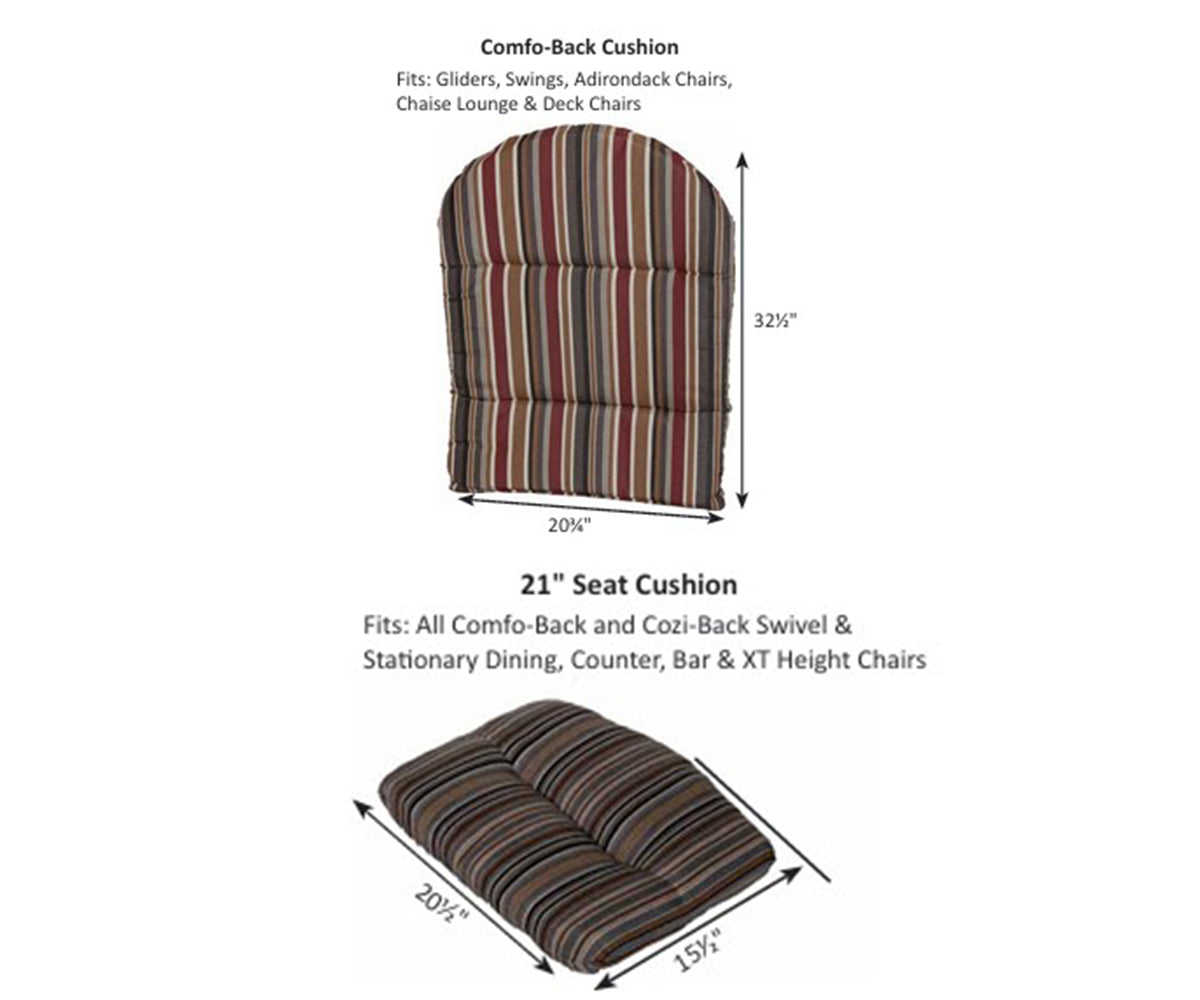 Comfo-Back Swivel Chair Cushions