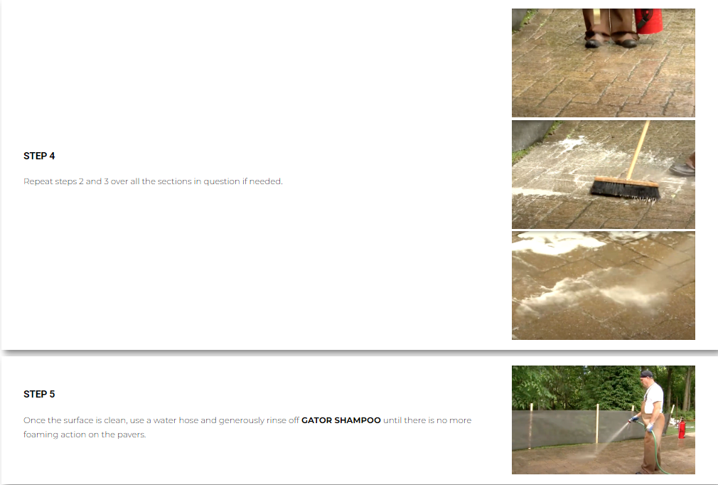 Pool Gator Cleaner Gator Shampoo Cleaner 1 Gal