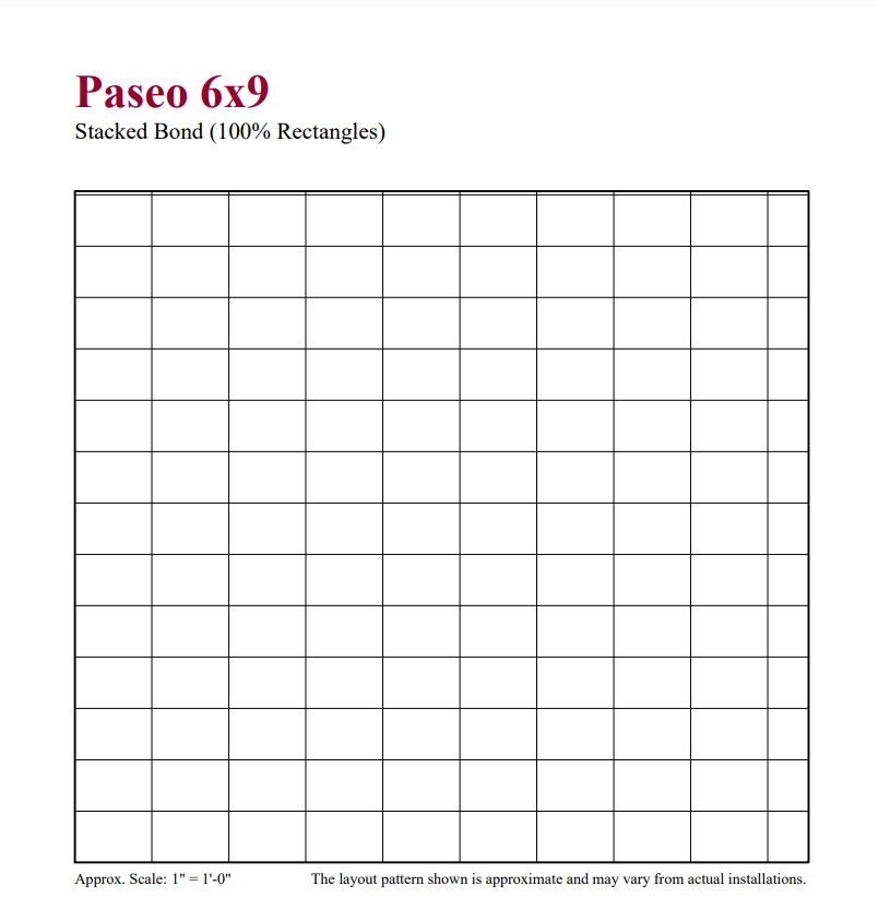 Paseo Border 6x9
