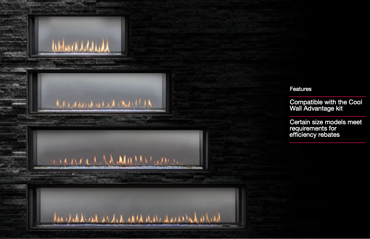 Distinction Fireplace | See Through or Single Sided in 36"- 72"