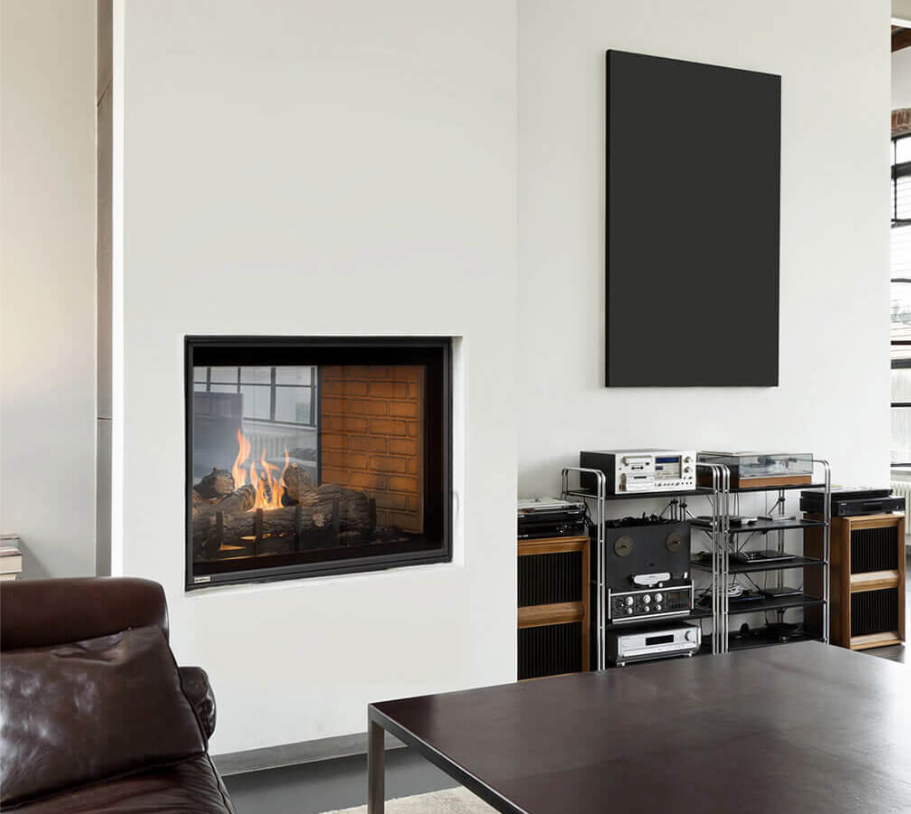 Divine Multi Sided Fireplace | See Through, Pier, Bay and Corner