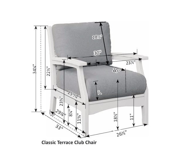 Classic Terrace Club Chair