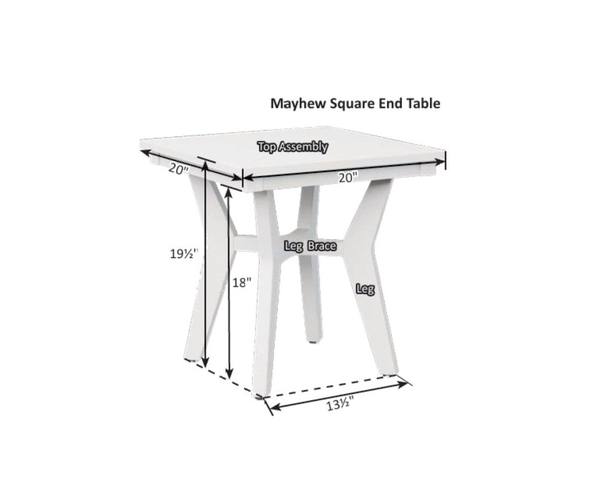 Mayhew Square End Table