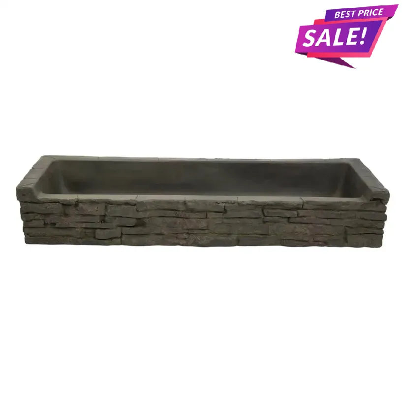 Front-Spill Straight Stacked Slate Topper
