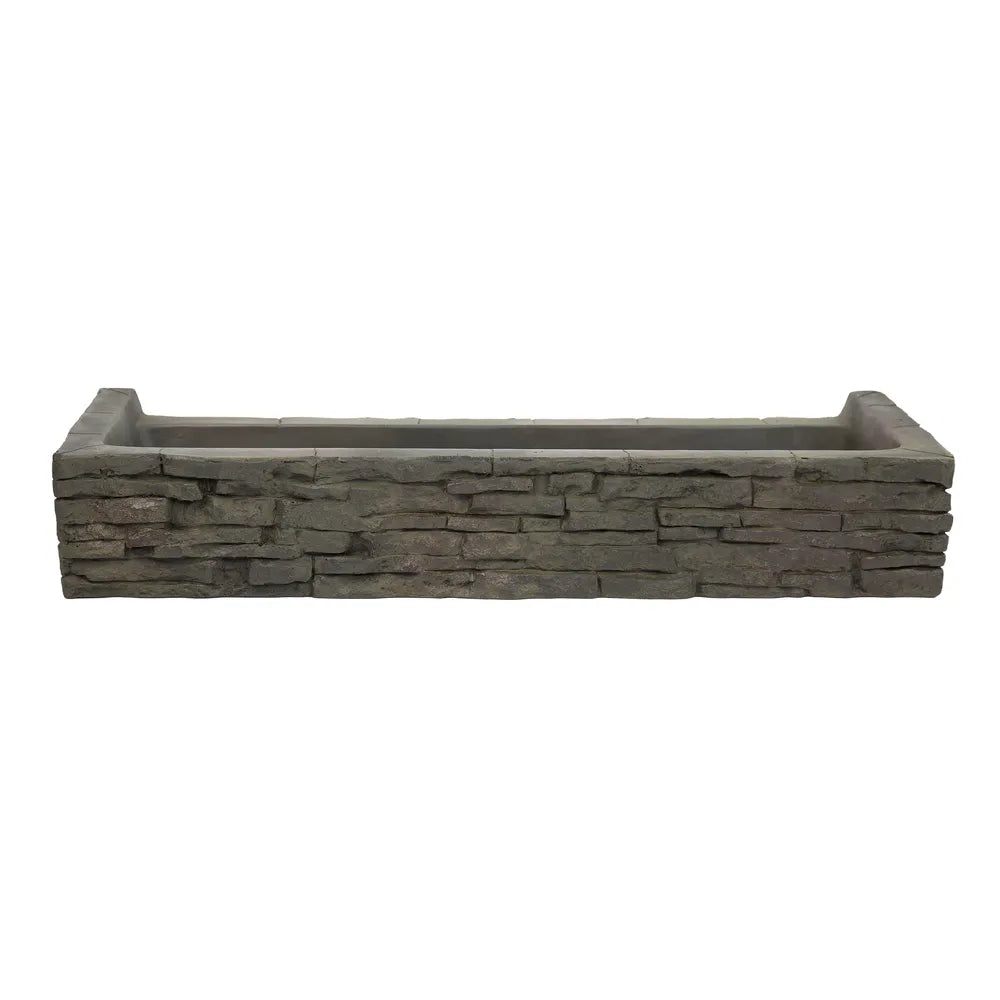 Front-Spill Straight Stacked Slate Topper