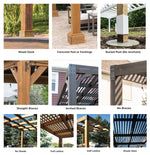 Porter Cellular PVC Pergola