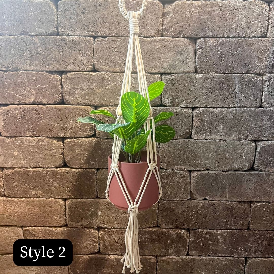 24" Macrame Plant Hangers