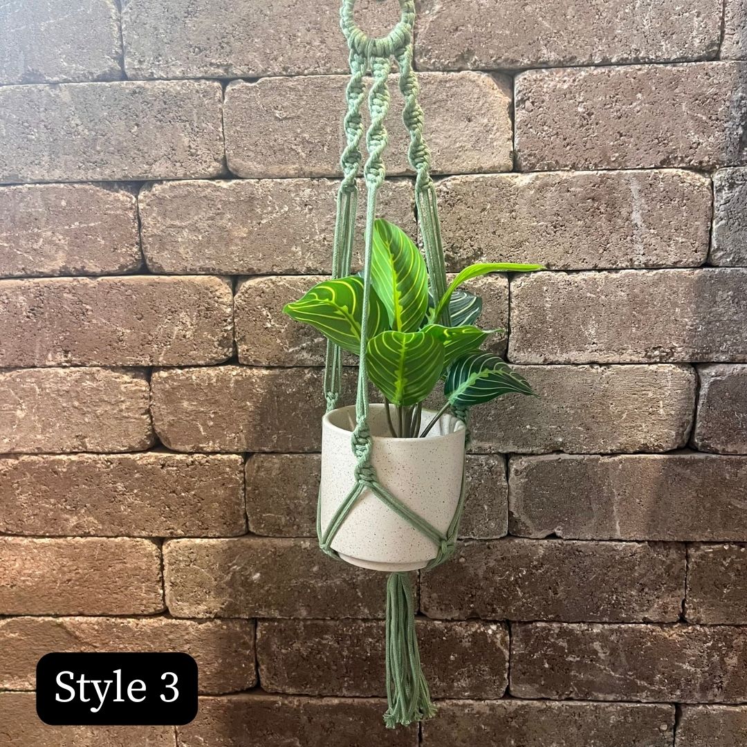 24" Macrame Plant Hangers