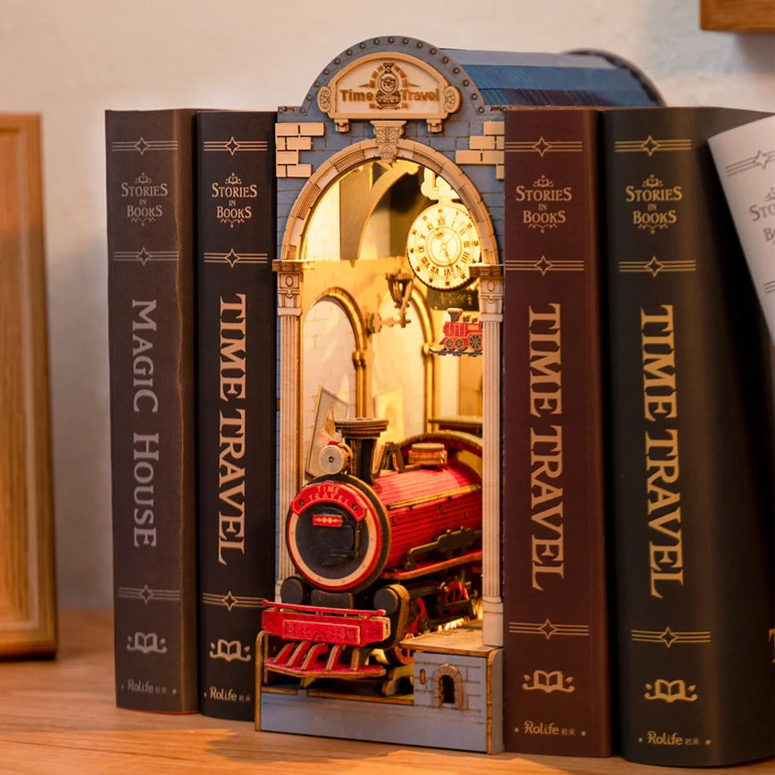 DIY Miniature House Book Nook Kit