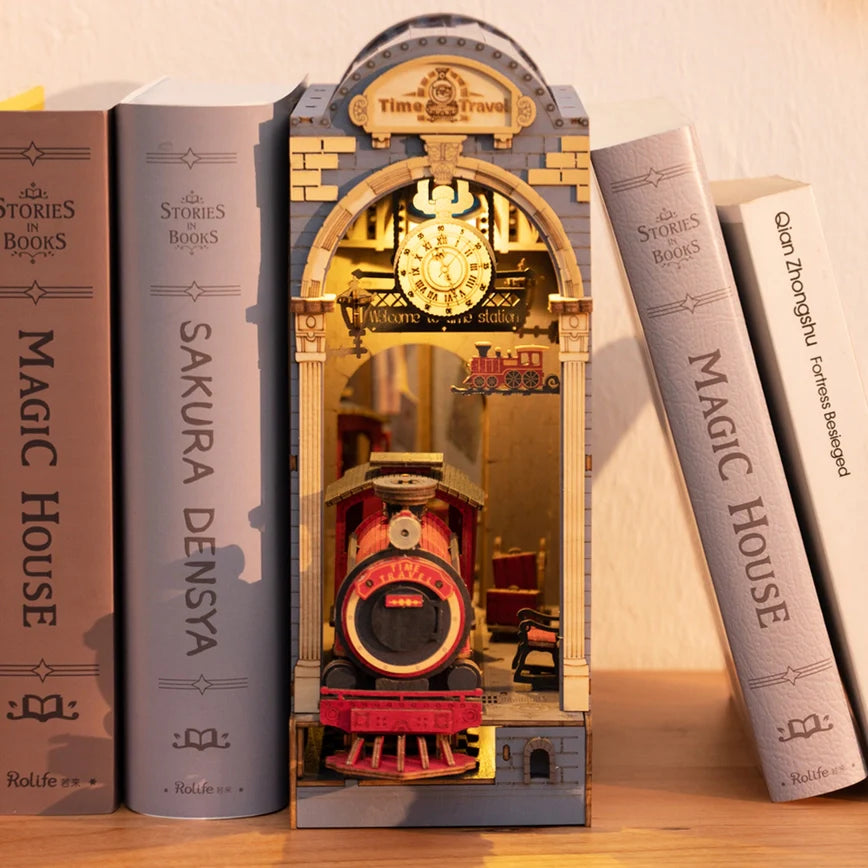 DIY Miniature House Book Nook Kit