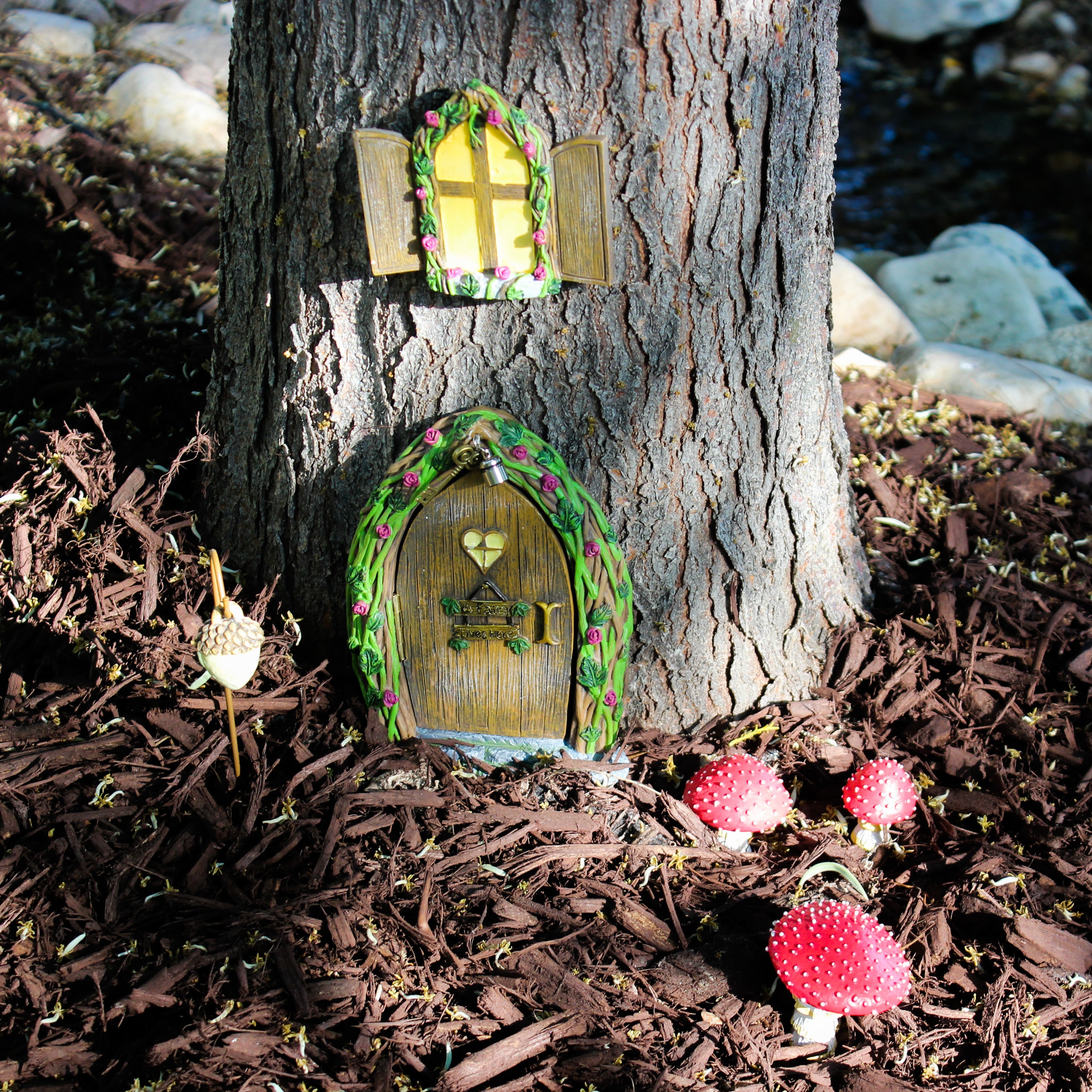 Fairy Door & Windows- Open Door