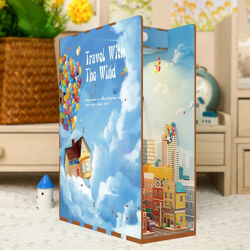 DIY Miniature House Book Nook Kit