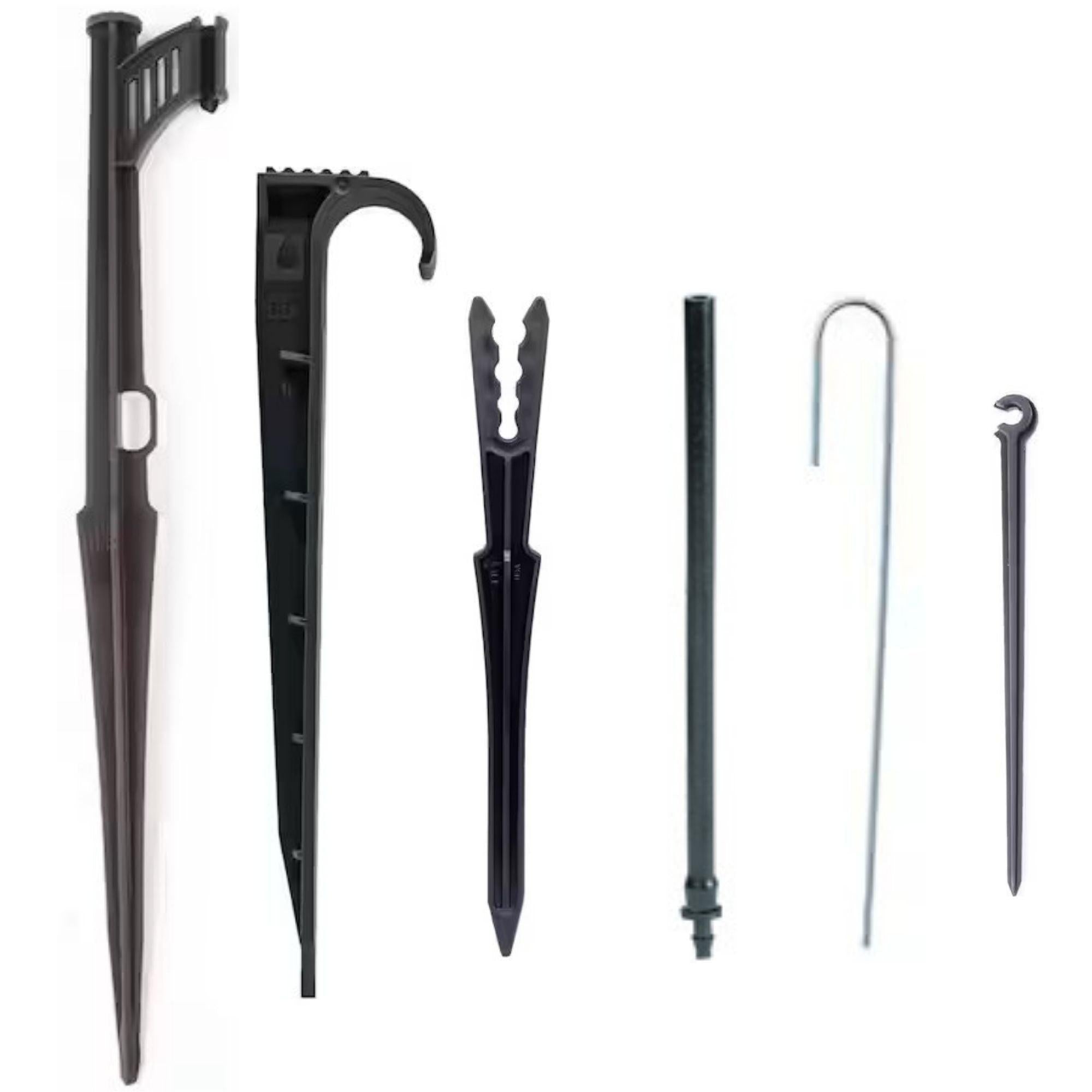 Tubing Stakes, Risers & Spikes