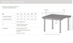 Urbana Vinyl Pergola