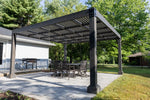 Pérgola de madera de viñedo