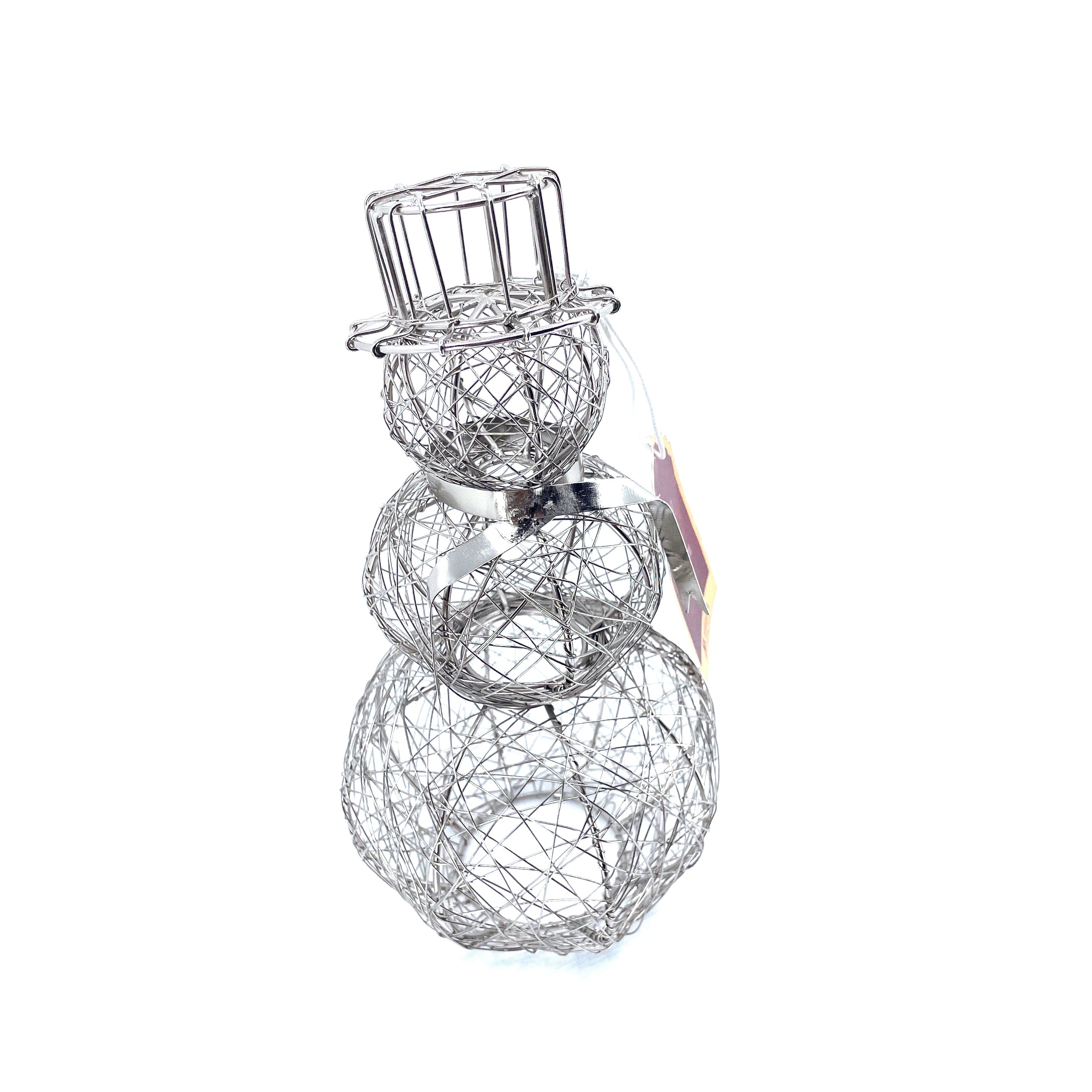 Silver Wire Snowman