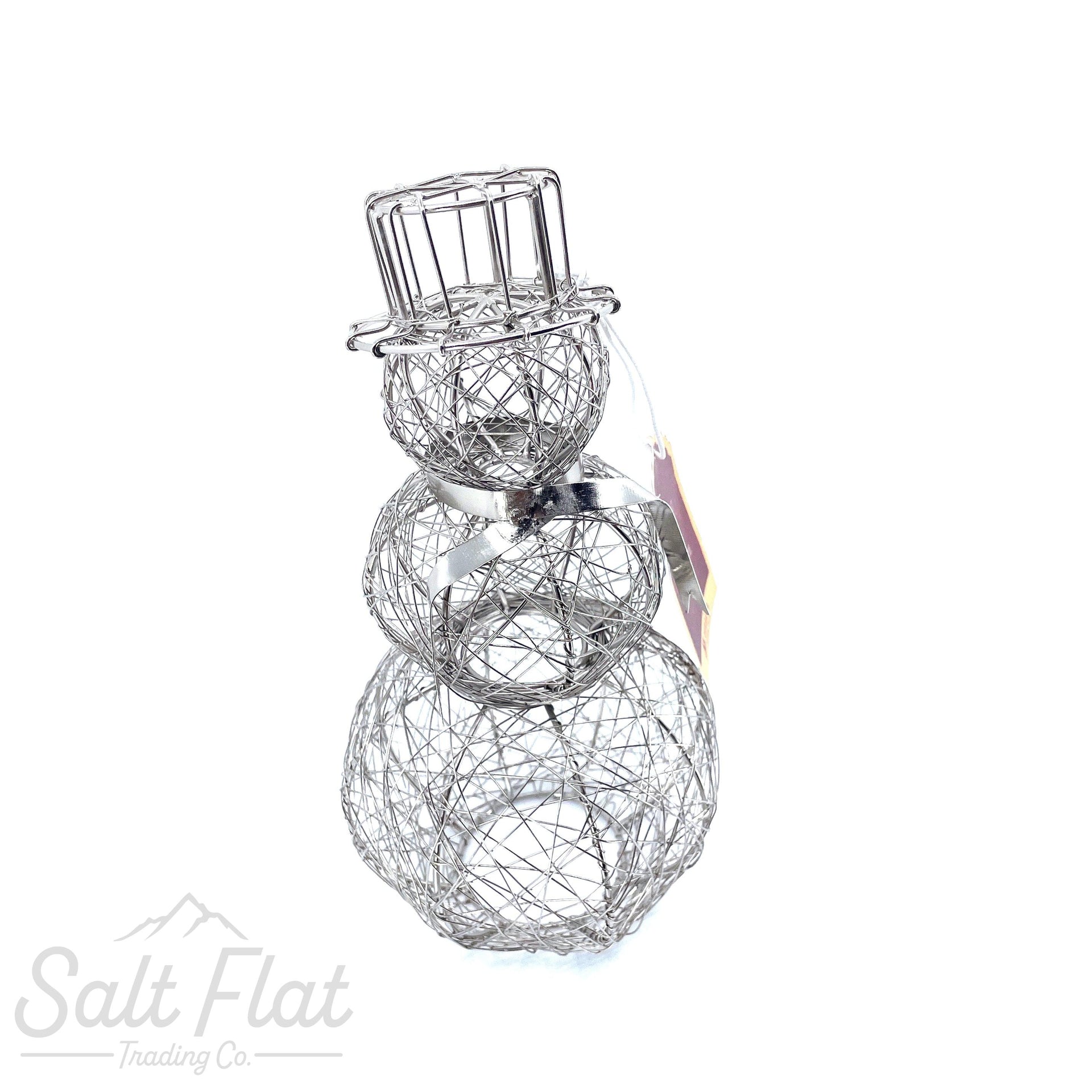 Silver Wire Snowman