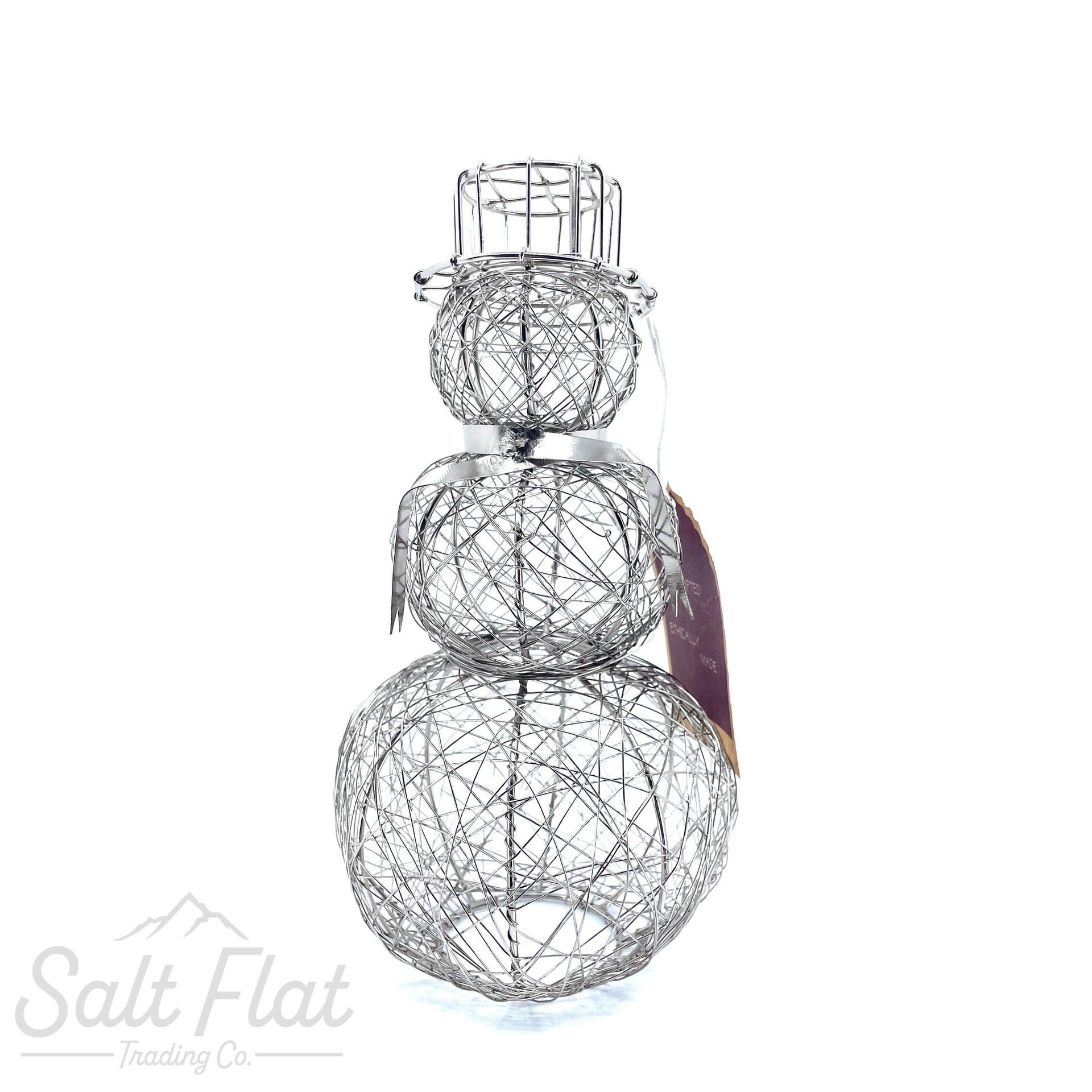 Silver Wire Snowman