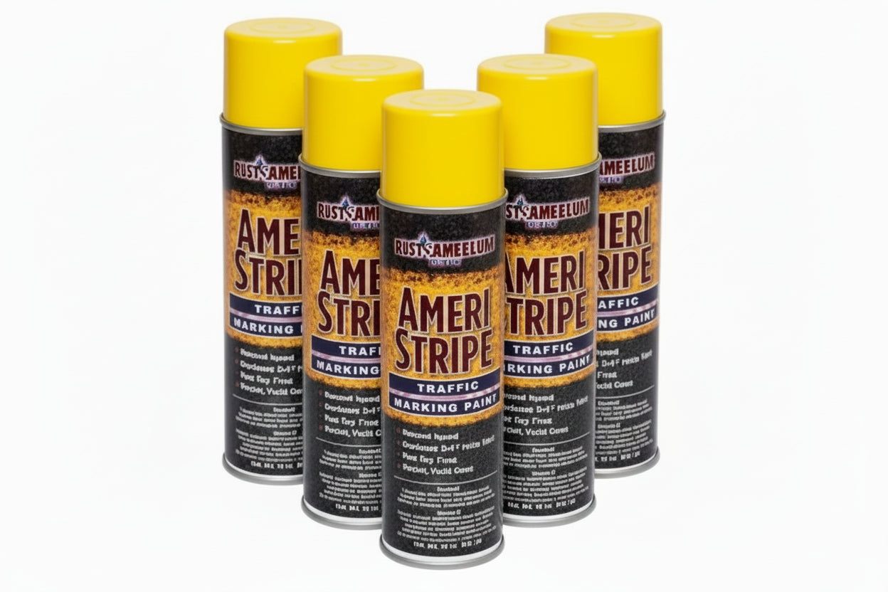 Ameri-Stripe Traffic Paint - Yellow 18oz (Case of 12)