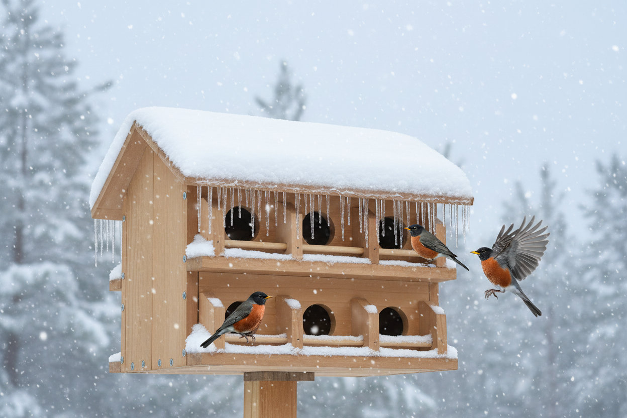 Cedar Purple Martin House