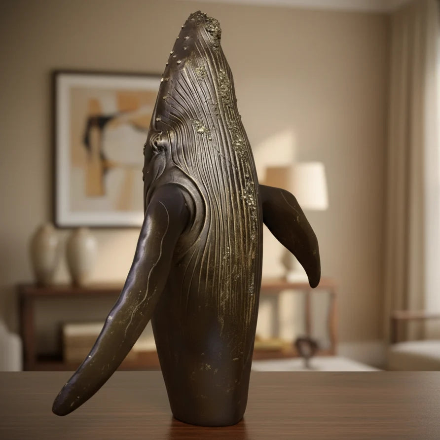 Bronze Resin Whale