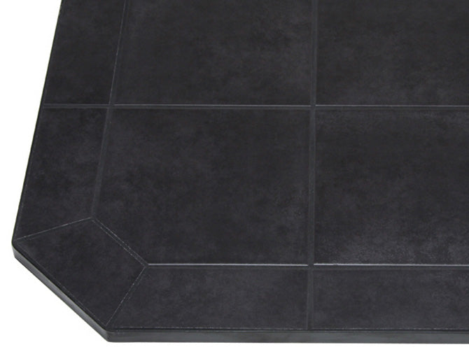 Almohadilla de hogar de esquina Black Jack de 40"