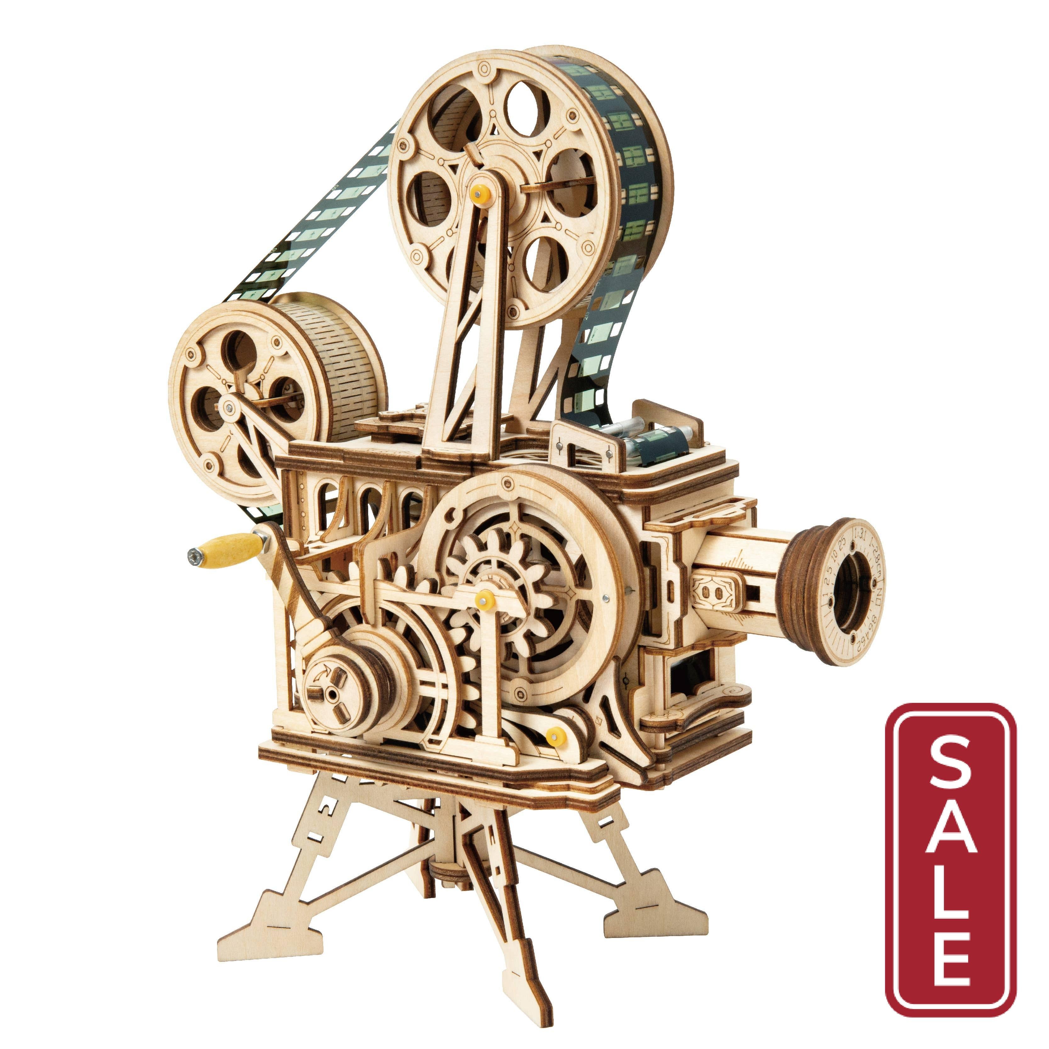 Vitascope Mechanical Wooden Movie Projector