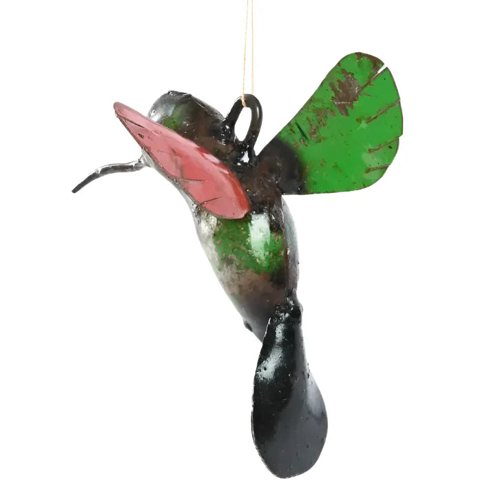 Recycled Metal Hummingbird