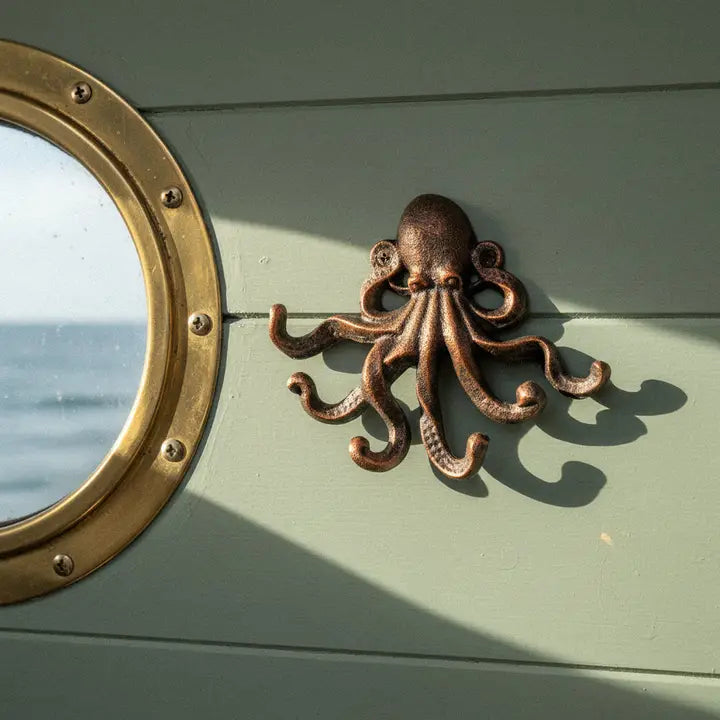 *COMING SOON* Octopus Wall Hook | Copper Cast Iron