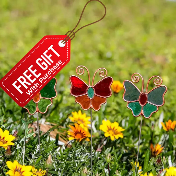 Stained Glass Pot Stakes